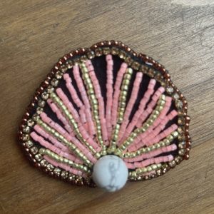Broche collection perles d’été flamenco