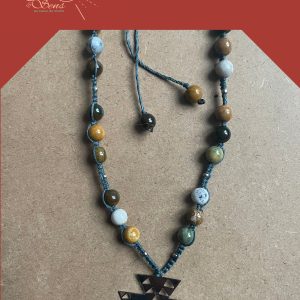 Collier Eclipse Douce- Jaspe Océan