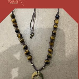 Collier Eclipse Douce- Oeil de tigre