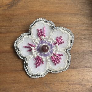 Broche collection Dentelle minérale